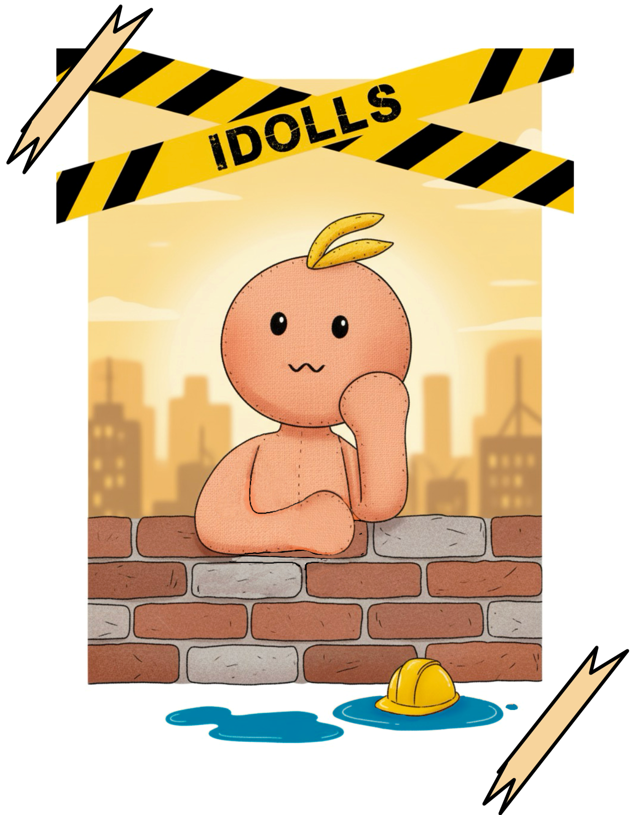 ilustración de Idolls ladrillos